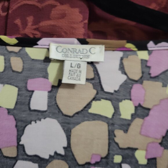 Conrad C Purple Black Top Large - Picture 2 of 6